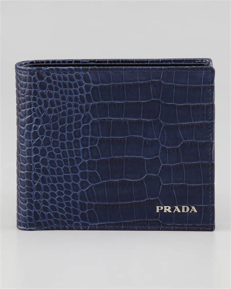 allegater prada wallet|Prada Alligator .